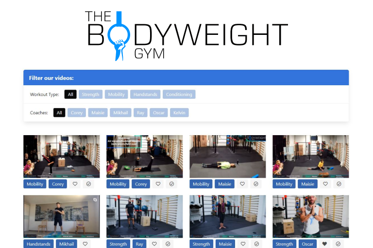 The Bodyweight Gym Online