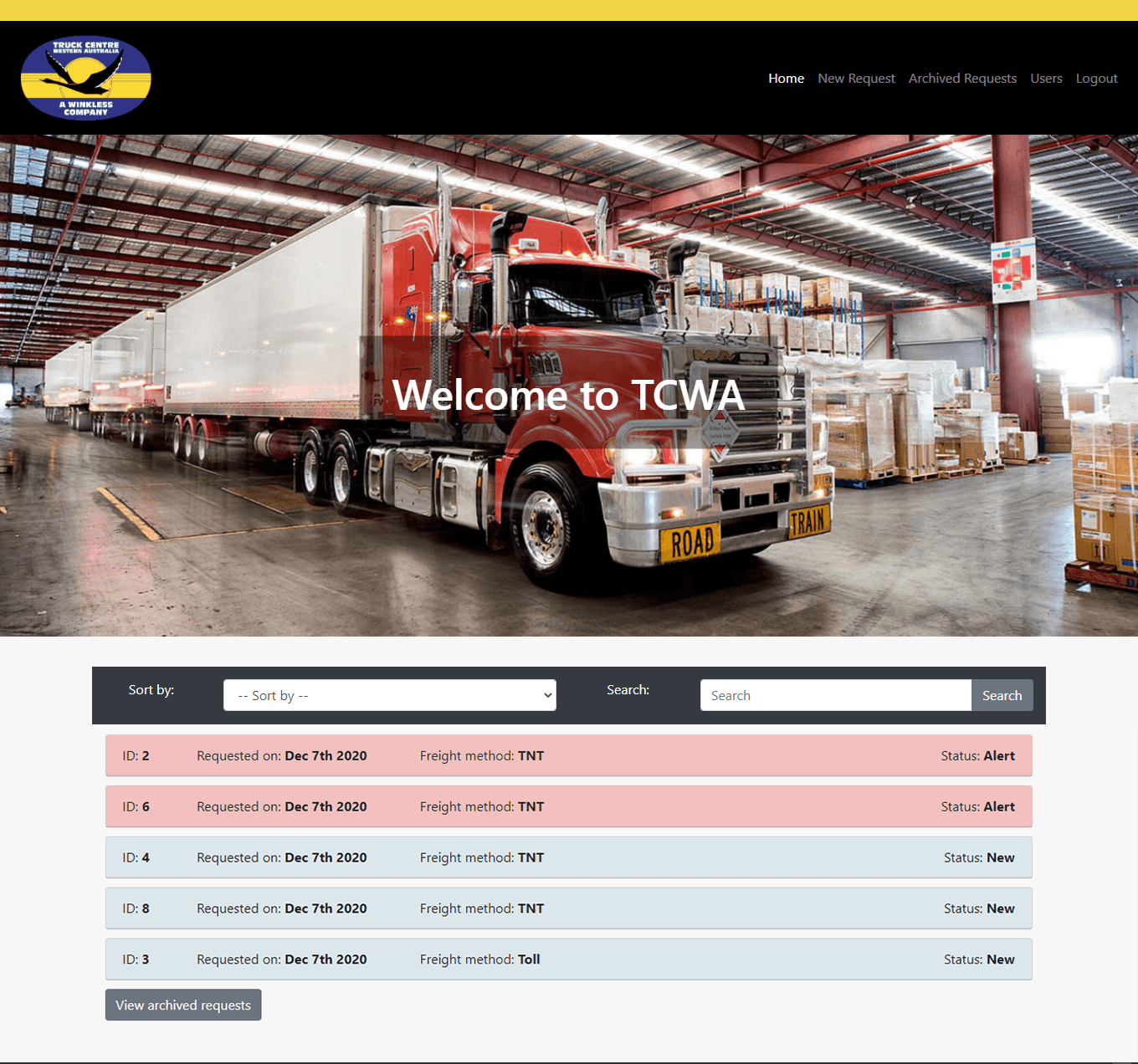 Direct Ship — Truck Centre WA